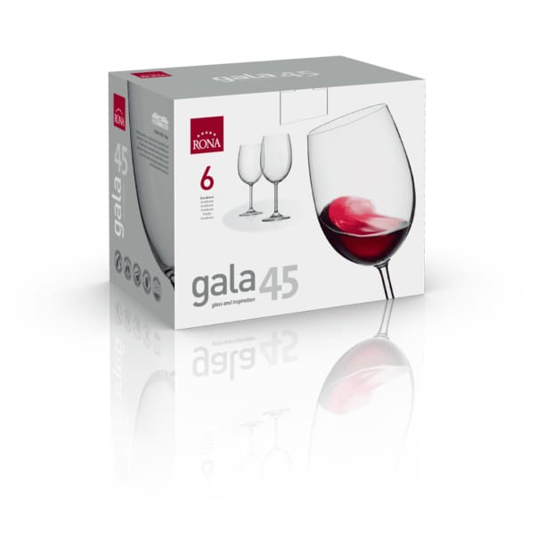 RONA Gala 45 Red Wine Glass X6 - Image 2