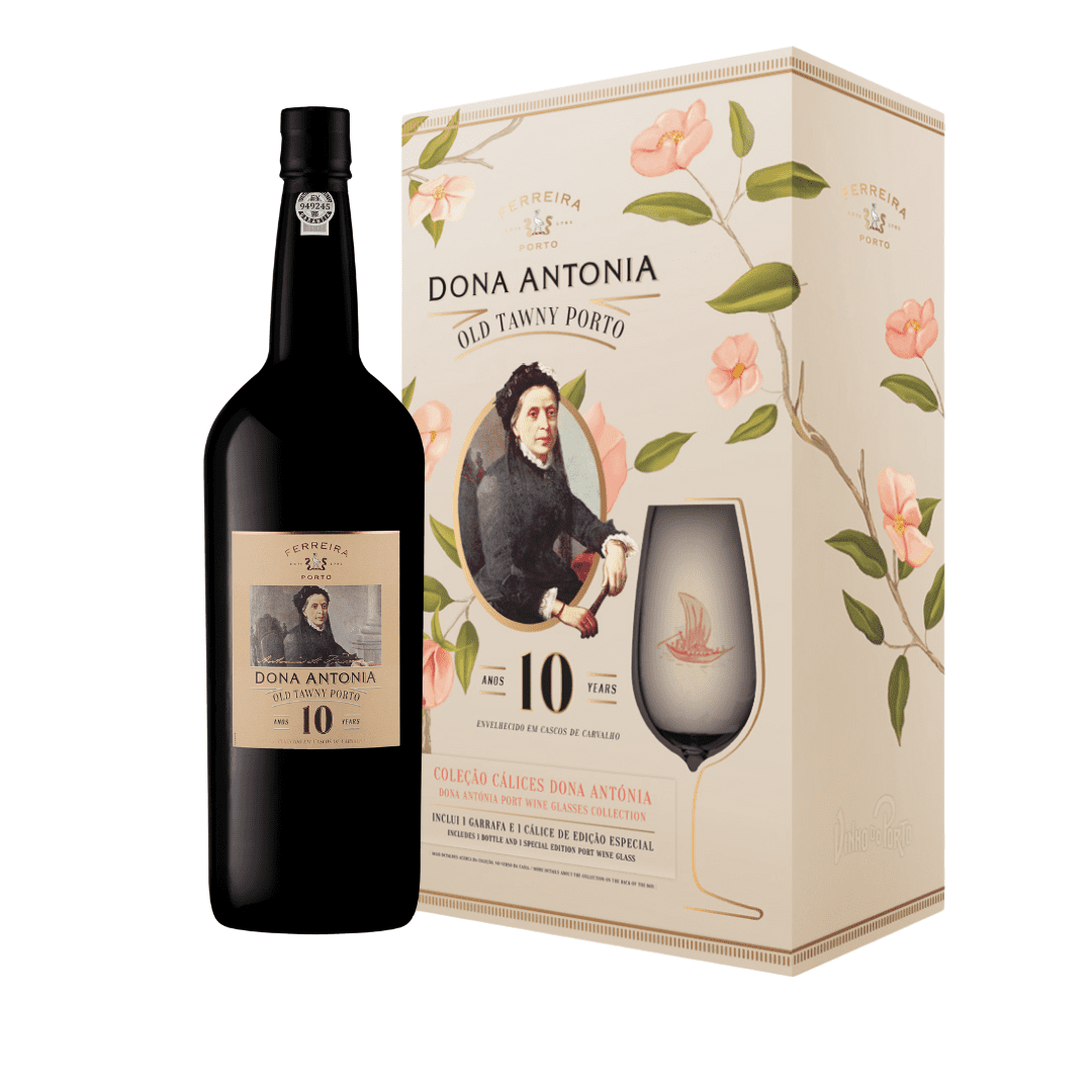 Porto Ferreira Dona Antónia Tawny 10 Years Old Gift Box Set